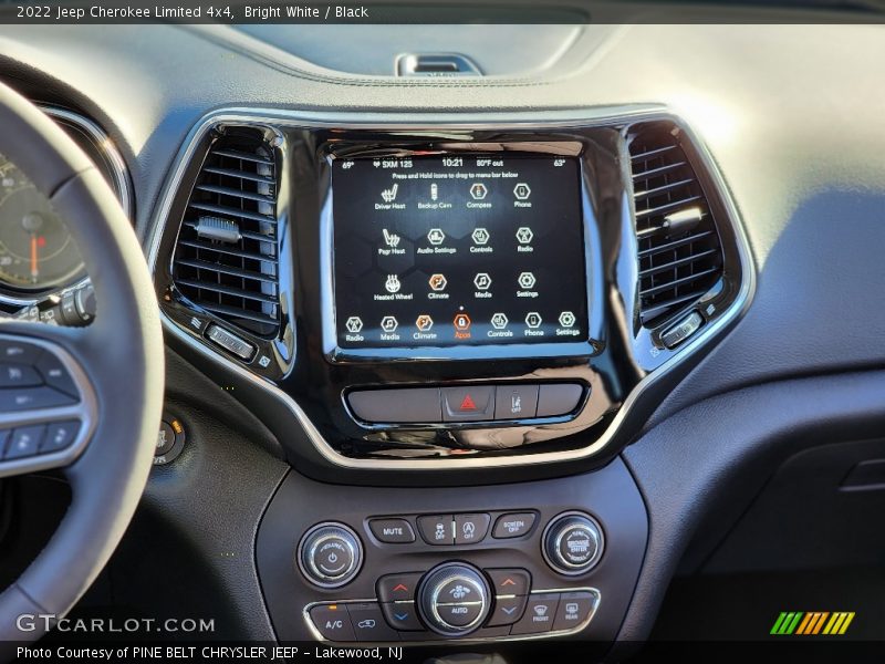 Bright White / Black 2022 Jeep Cherokee Limited 4x4