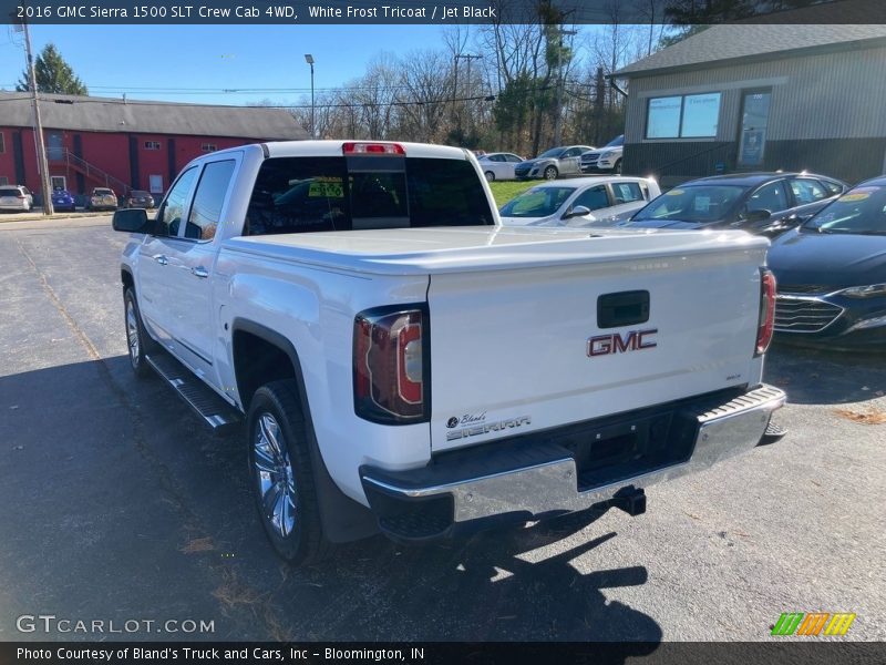 White Frost Tricoat / Jet Black 2016 GMC Sierra 1500 SLT Crew Cab 4WD