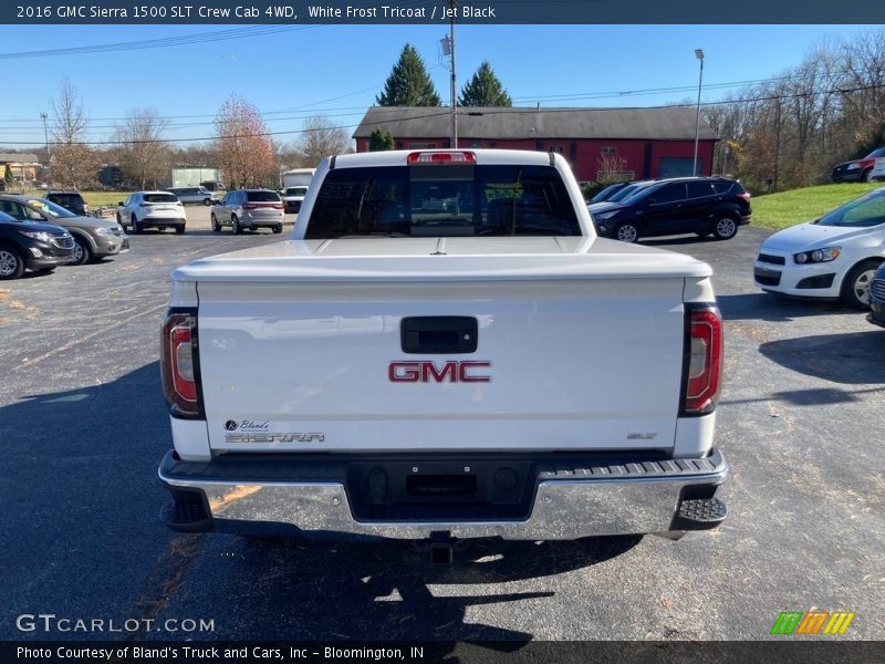 White Frost Tricoat / Jet Black 2016 GMC Sierra 1500 SLT Crew Cab 4WD