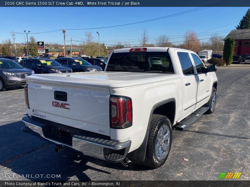 White Frost Tricoat / Jet Black 2016 GMC Sierra 1500 SLT Crew Cab 4WD