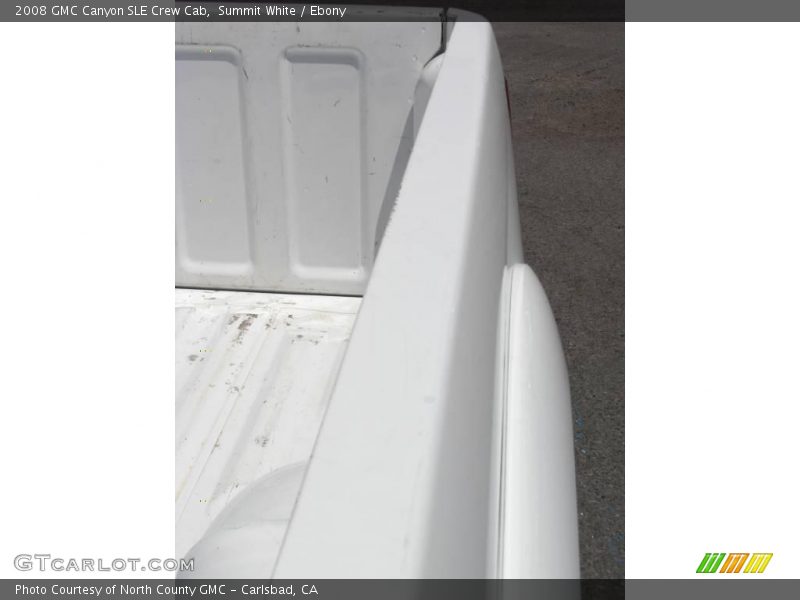 Summit White / Ebony 2008 GMC Canyon SLE Crew Cab