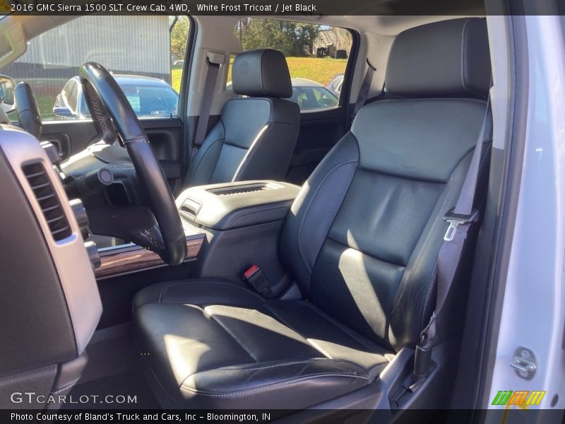 White Frost Tricoat / Jet Black 2016 GMC Sierra 1500 SLT Crew Cab 4WD
