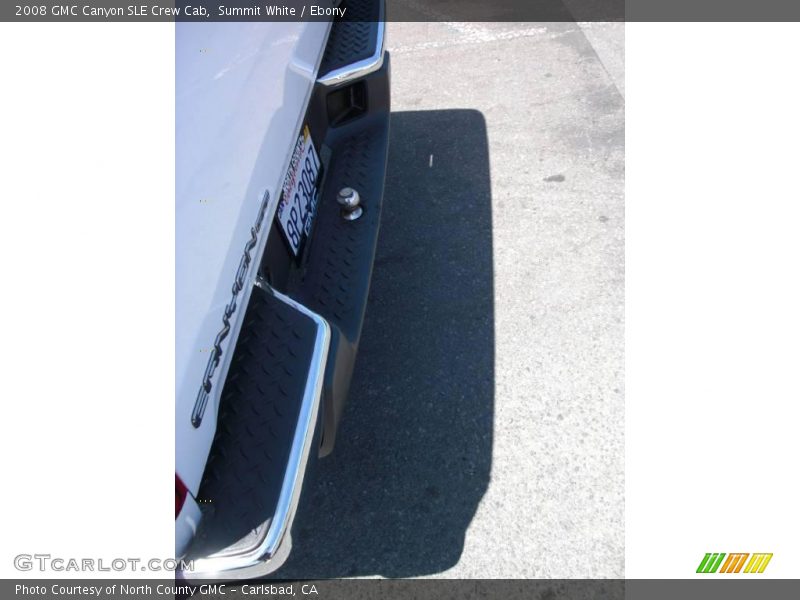 Summit White / Ebony 2008 GMC Canyon SLE Crew Cab