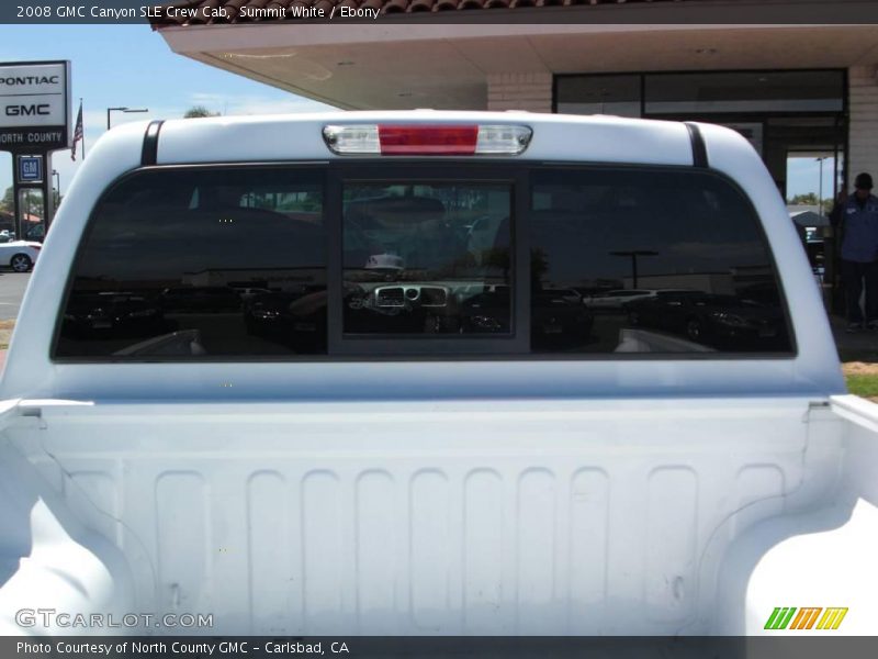 Summit White / Ebony 2008 GMC Canyon SLE Crew Cab