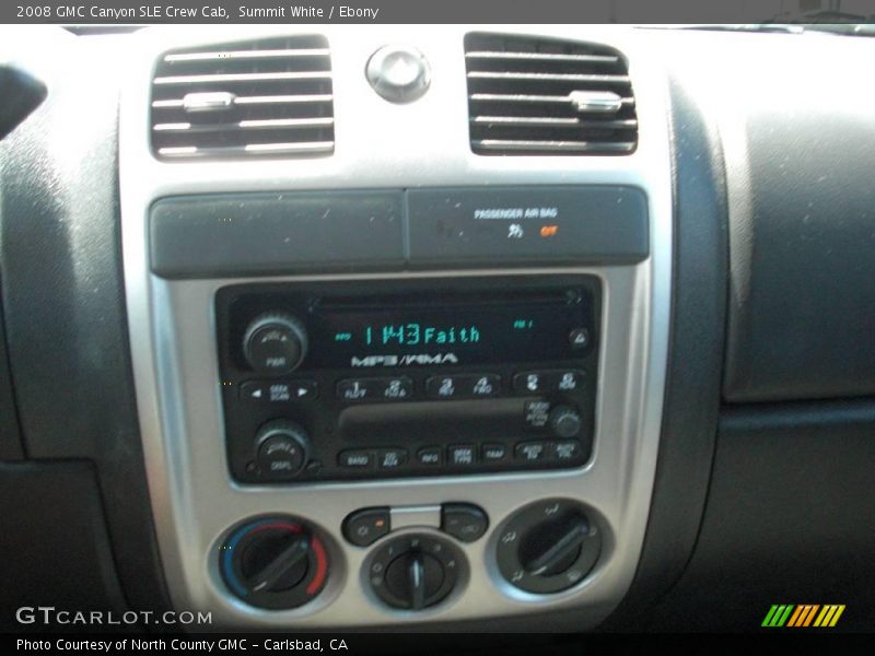 Summit White / Ebony 2008 GMC Canyon SLE Crew Cab