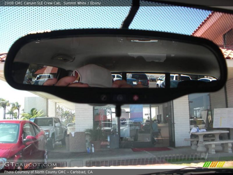 Summit White / Ebony 2008 GMC Canyon SLE Crew Cab