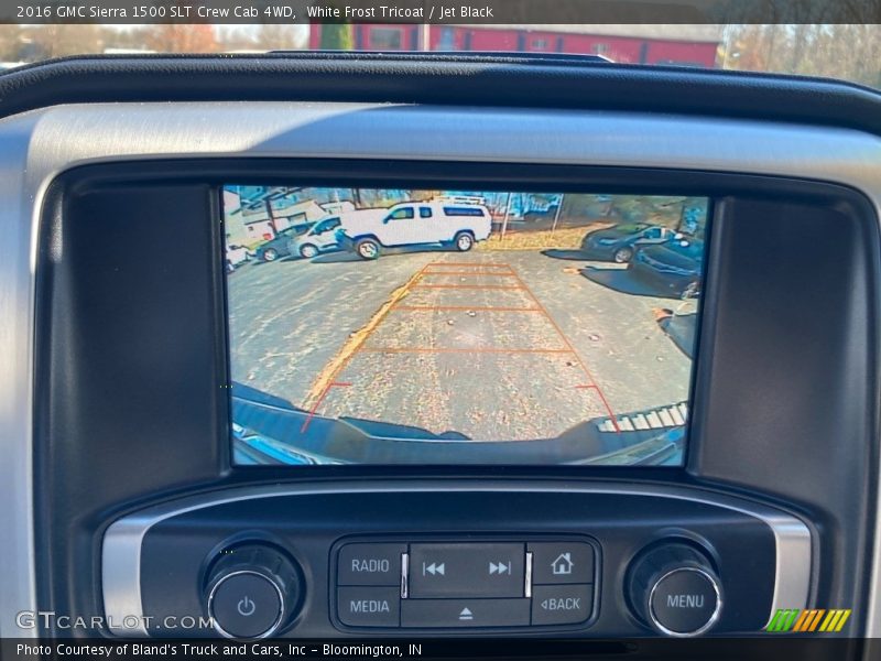 White Frost Tricoat / Jet Black 2016 GMC Sierra 1500 SLT Crew Cab 4WD