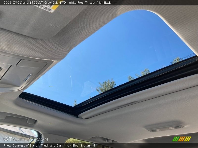 White Frost Tricoat / Jet Black 2016 GMC Sierra 1500 SLT Crew Cab 4WD