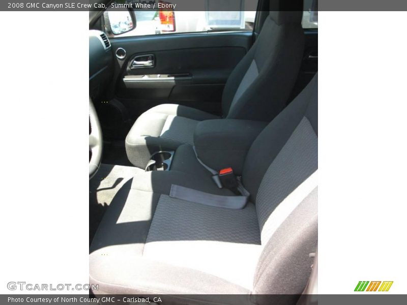Summit White / Ebony 2008 GMC Canyon SLE Crew Cab