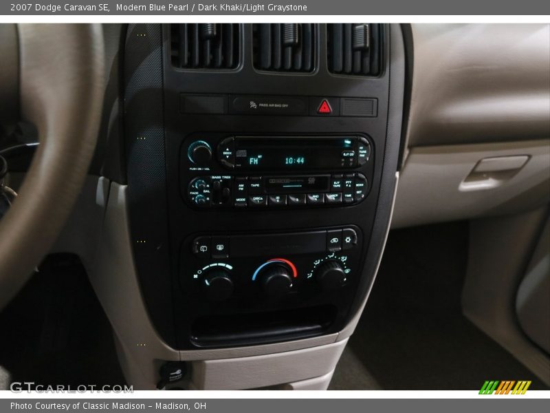 Modern Blue Pearl / Dark Khaki/Light Graystone 2007 Dodge Caravan SE