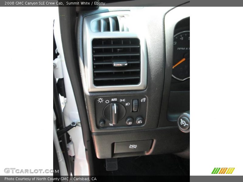 Summit White / Ebony 2008 GMC Canyon SLE Crew Cab