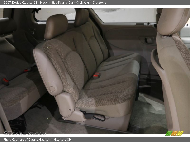 Modern Blue Pearl / Dark Khaki/Light Graystone 2007 Dodge Caravan SE