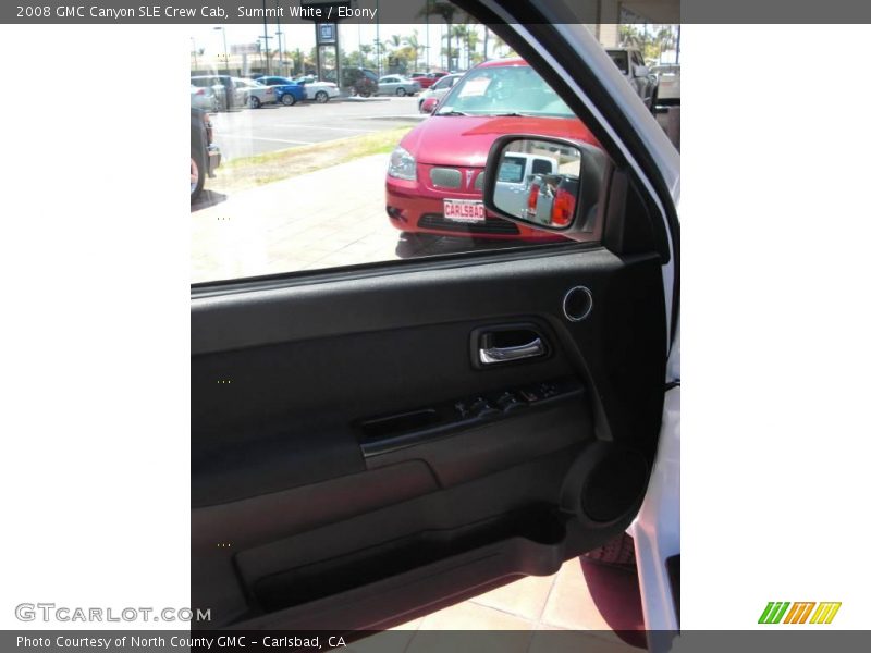 Summit White / Ebony 2008 GMC Canyon SLE Crew Cab