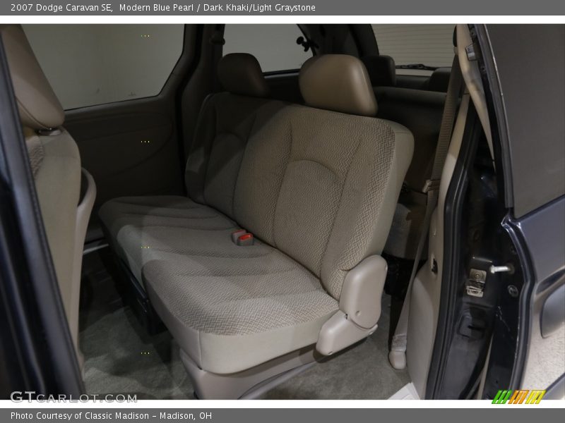 Modern Blue Pearl / Dark Khaki/Light Graystone 2007 Dodge Caravan SE