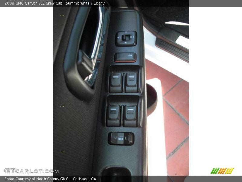 Summit White / Ebony 2008 GMC Canyon SLE Crew Cab