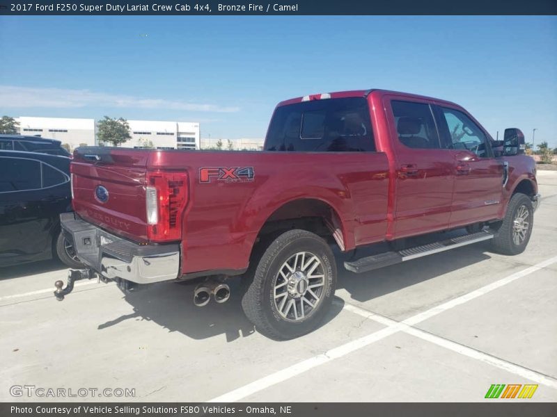 Bronze Fire / Camel 2017 Ford F250 Super Duty Lariat Crew Cab 4x4