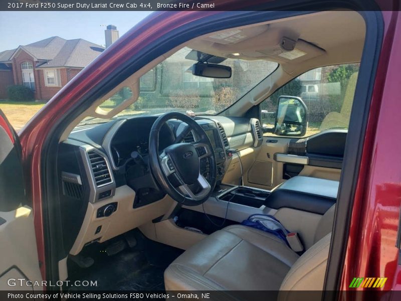 Bronze Fire / Camel 2017 Ford F250 Super Duty Lariat Crew Cab 4x4