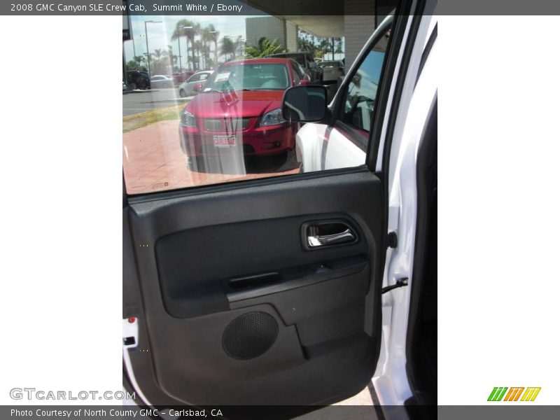Summit White / Ebony 2008 GMC Canyon SLE Crew Cab
