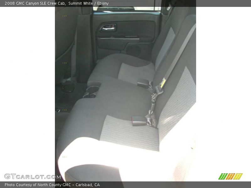 Summit White / Ebony 2008 GMC Canyon SLE Crew Cab