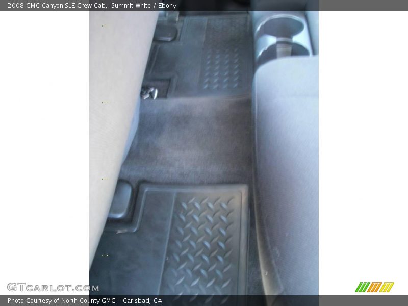 Summit White / Ebony 2008 GMC Canyon SLE Crew Cab