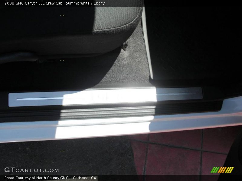 Summit White / Ebony 2008 GMC Canyon SLE Crew Cab