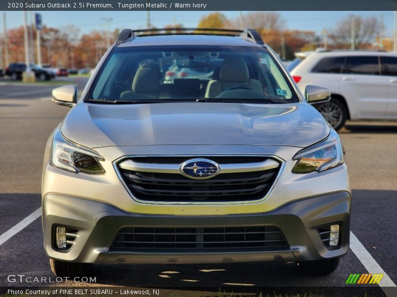 Tungsten Metallic / Warm Ivory 2020 Subaru Outback 2.5i Premium