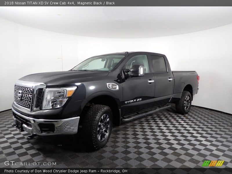 Magnetic Black / Black 2018 Nissan TITAN XD SV Crew Cab 4x4