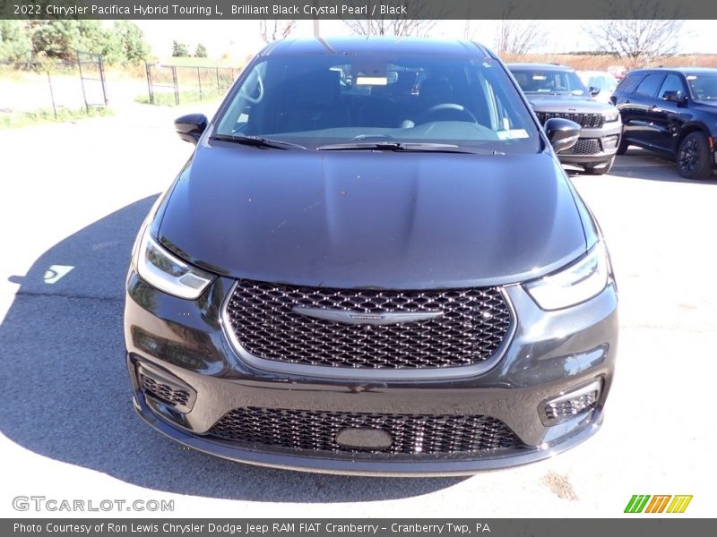 Brilliant Black Crystal Pearl / Black 2022 Chrysler Pacifica Hybrid Touring L