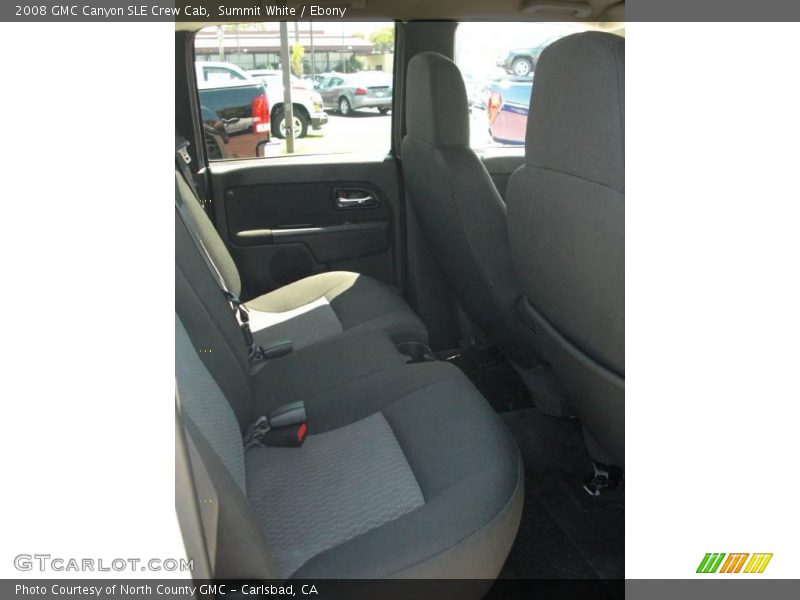 Summit White / Ebony 2008 GMC Canyon SLE Crew Cab