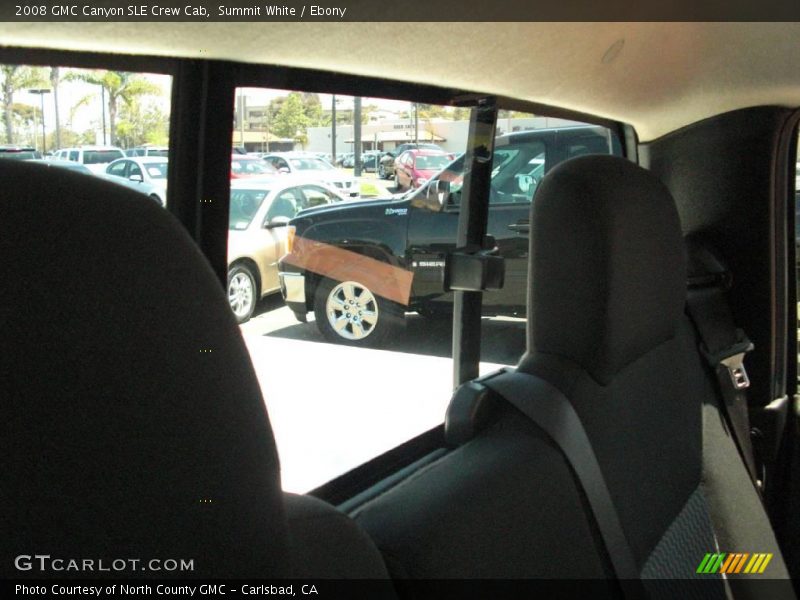 Summit White / Ebony 2008 GMC Canyon SLE Crew Cab