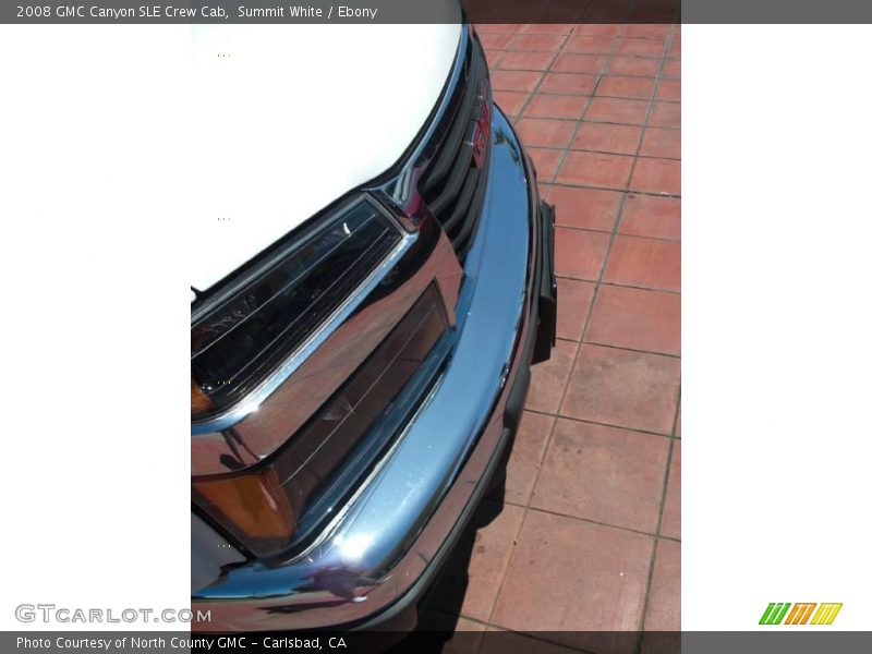 Summit White / Ebony 2008 GMC Canyon SLE Crew Cab