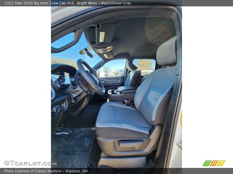 Bright White / Black/Diesel Gray 2022 Ram 3500 Big Horn Crew Cab 4x4