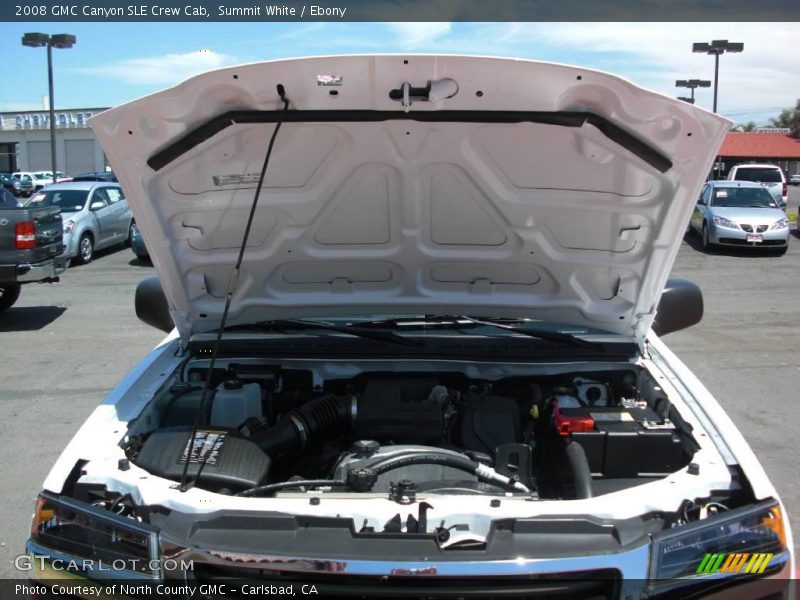 Summit White / Ebony 2008 GMC Canyon SLE Crew Cab