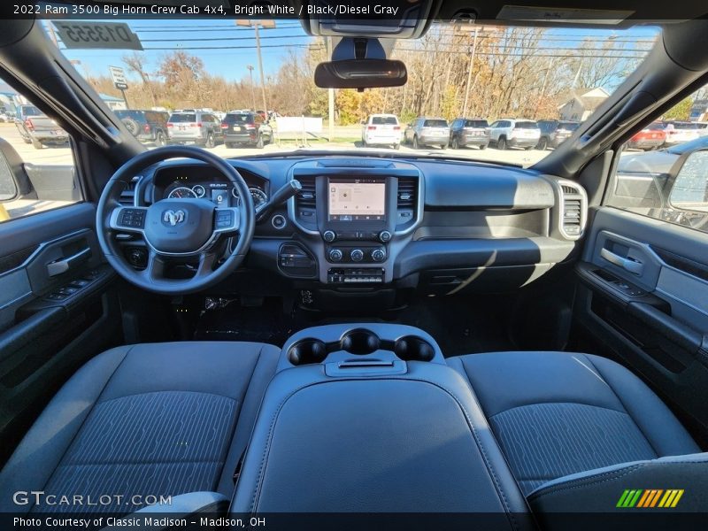 Bright White / Black/Diesel Gray 2022 Ram 3500 Big Horn Crew Cab 4x4