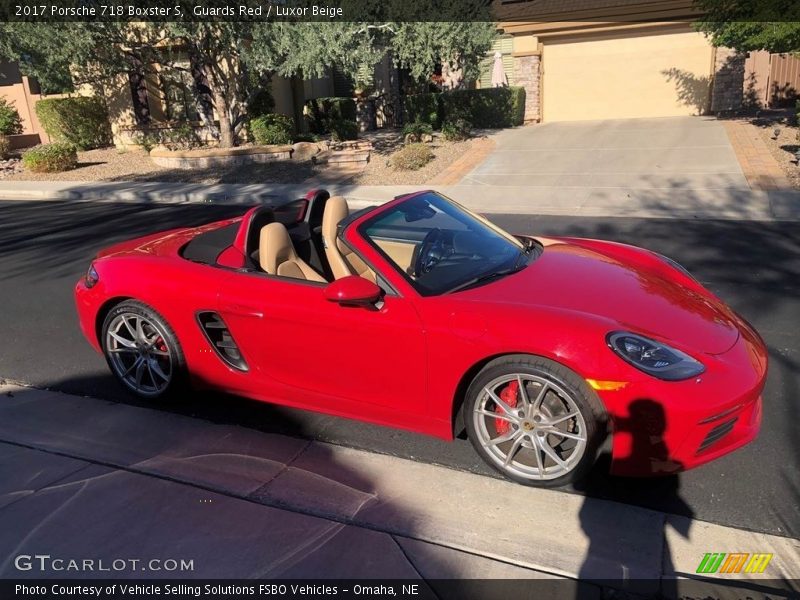 2017 718 Boxster S Guards Red