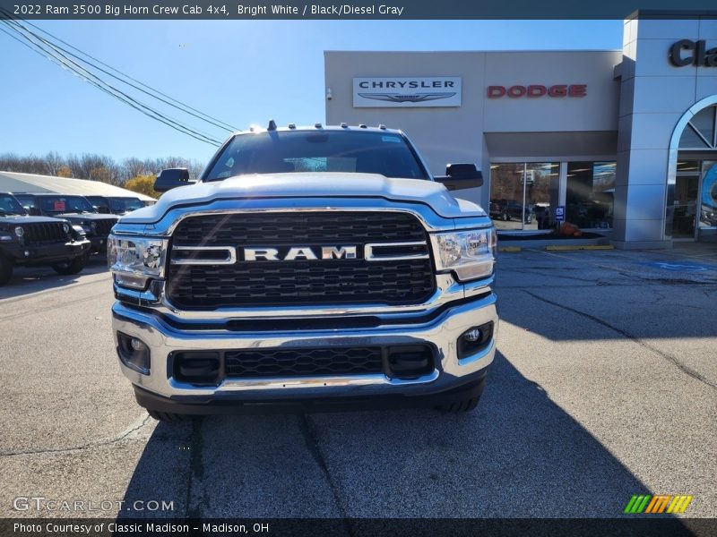 Bright White / Black/Diesel Gray 2022 Ram 3500 Big Horn Crew Cab 4x4