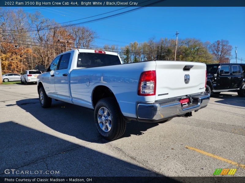 Bright White / Black/Diesel Gray 2022 Ram 3500 Big Horn Crew Cab 4x4