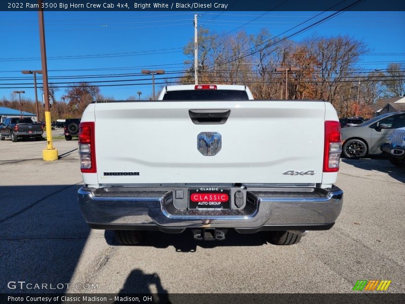 Bright White / Black/Diesel Gray 2022 Ram 3500 Big Horn Crew Cab 4x4