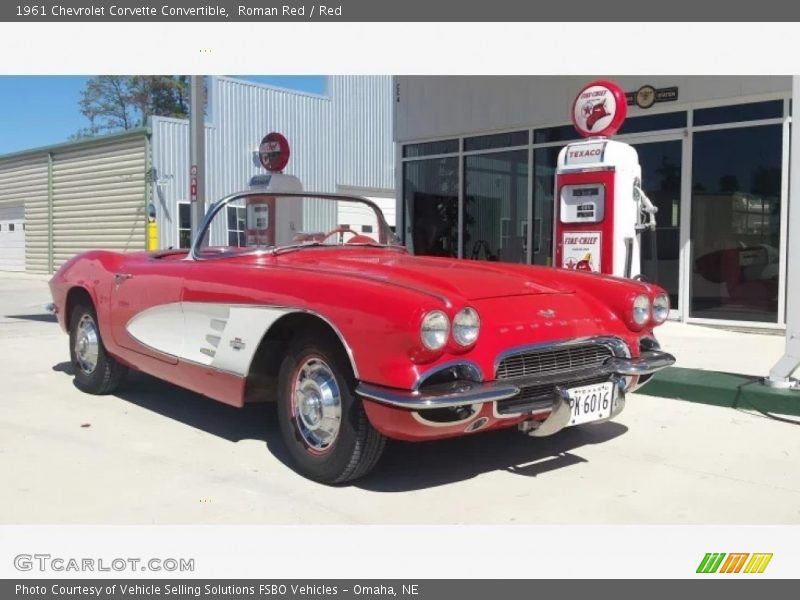 Front 3/4 View of 1961 Corvette Convertible