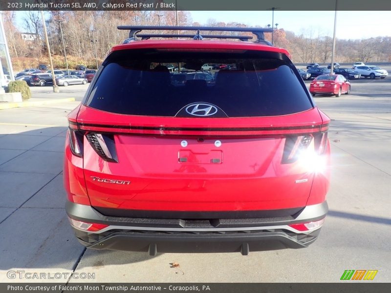 Calypso Red Pearl / Black 2023 Hyundai Tucson SEL AWD
