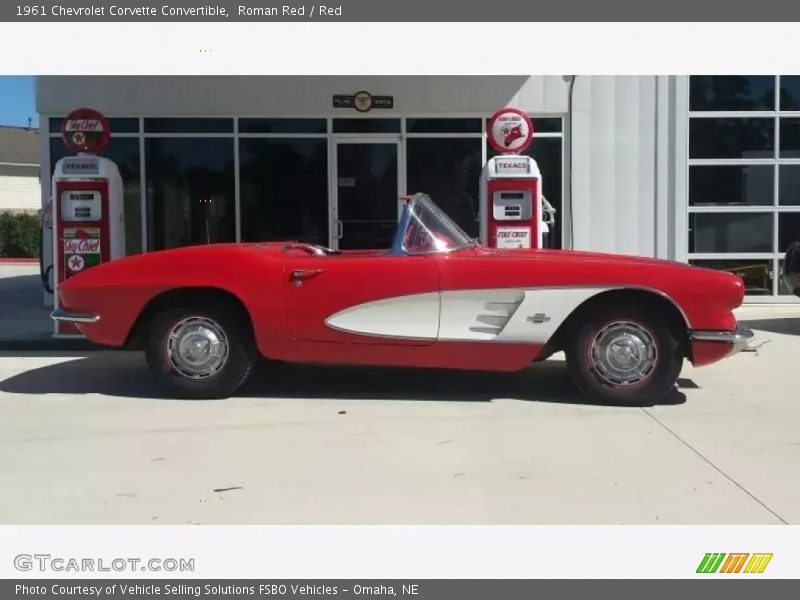  1961 Corvette Convertible Roman Red