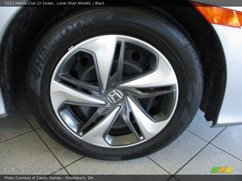 Lunar Silver Metallic / Black 2021 Honda Civic LX Sedan