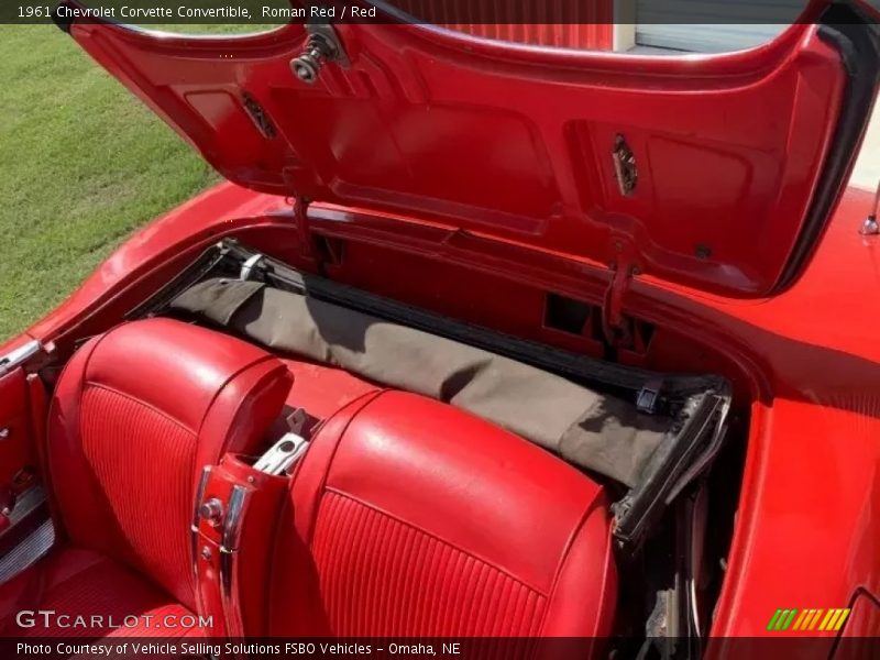 Front Seat of 1961 Corvette Convertible