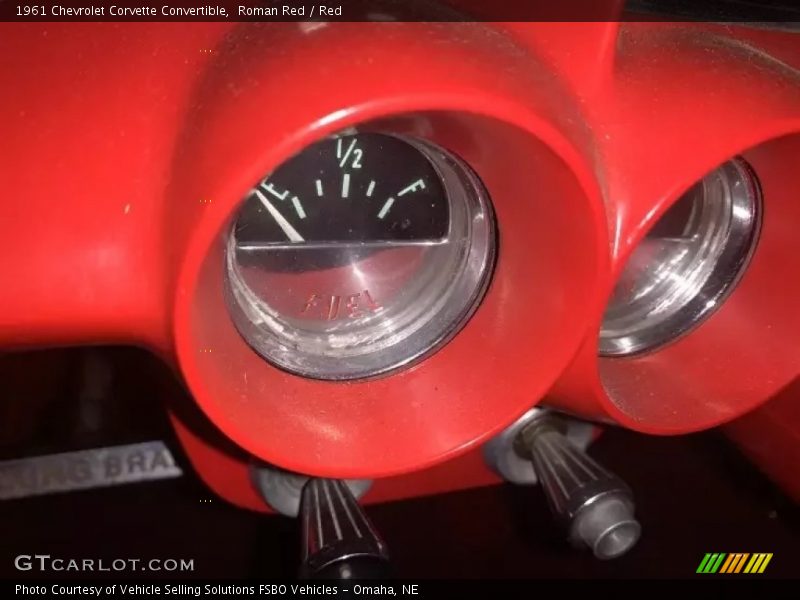 Roman Red / Red 1961 Chevrolet Corvette Convertible