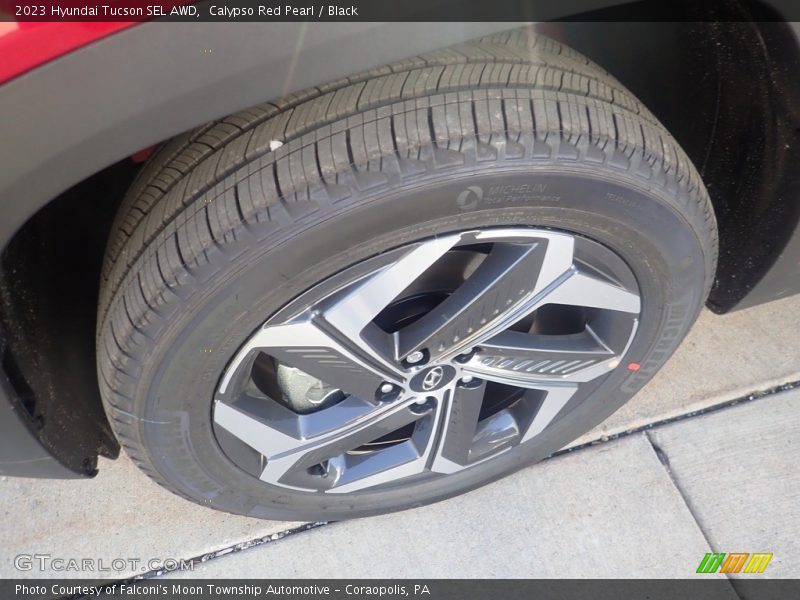 Calypso Red Pearl / Black 2023 Hyundai Tucson SEL AWD