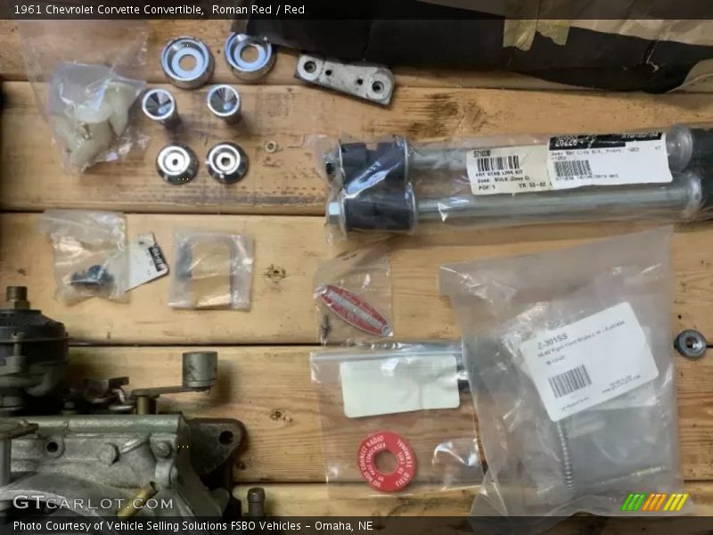 Roman Red / Red 1961 Chevrolet Corvette Convertible