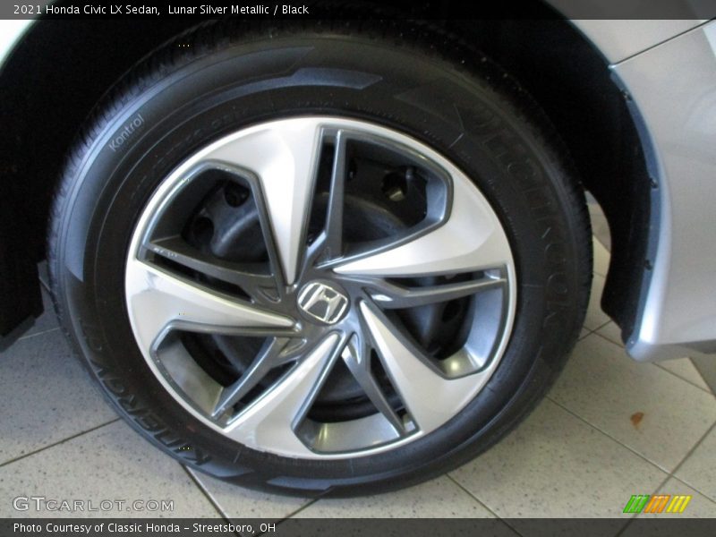 Lunar Silver Metallic / Black 2021 Honda Civic LX Sedan