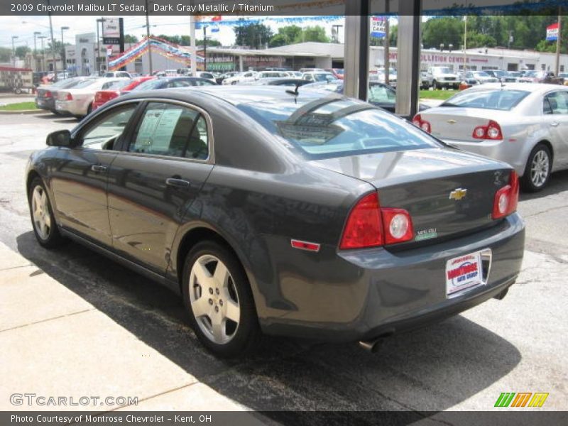 Dark Gray Metallic / Titanium 2009 Chevrolet Malibu LT Sedan