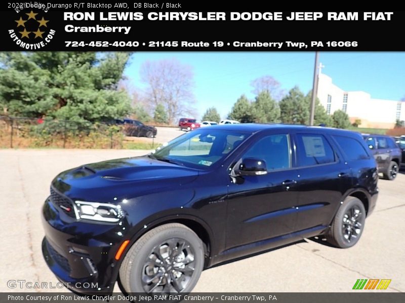 DB Black / Black 2022 Dodge Durango R/T Blacktop AWD