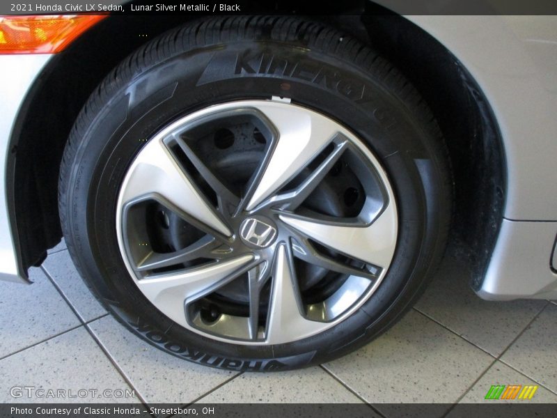 Lunar Silver Metallic / Black 2021 Honda Civic LX Sedan